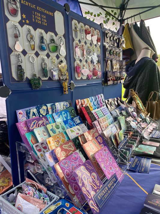 In-person event setup