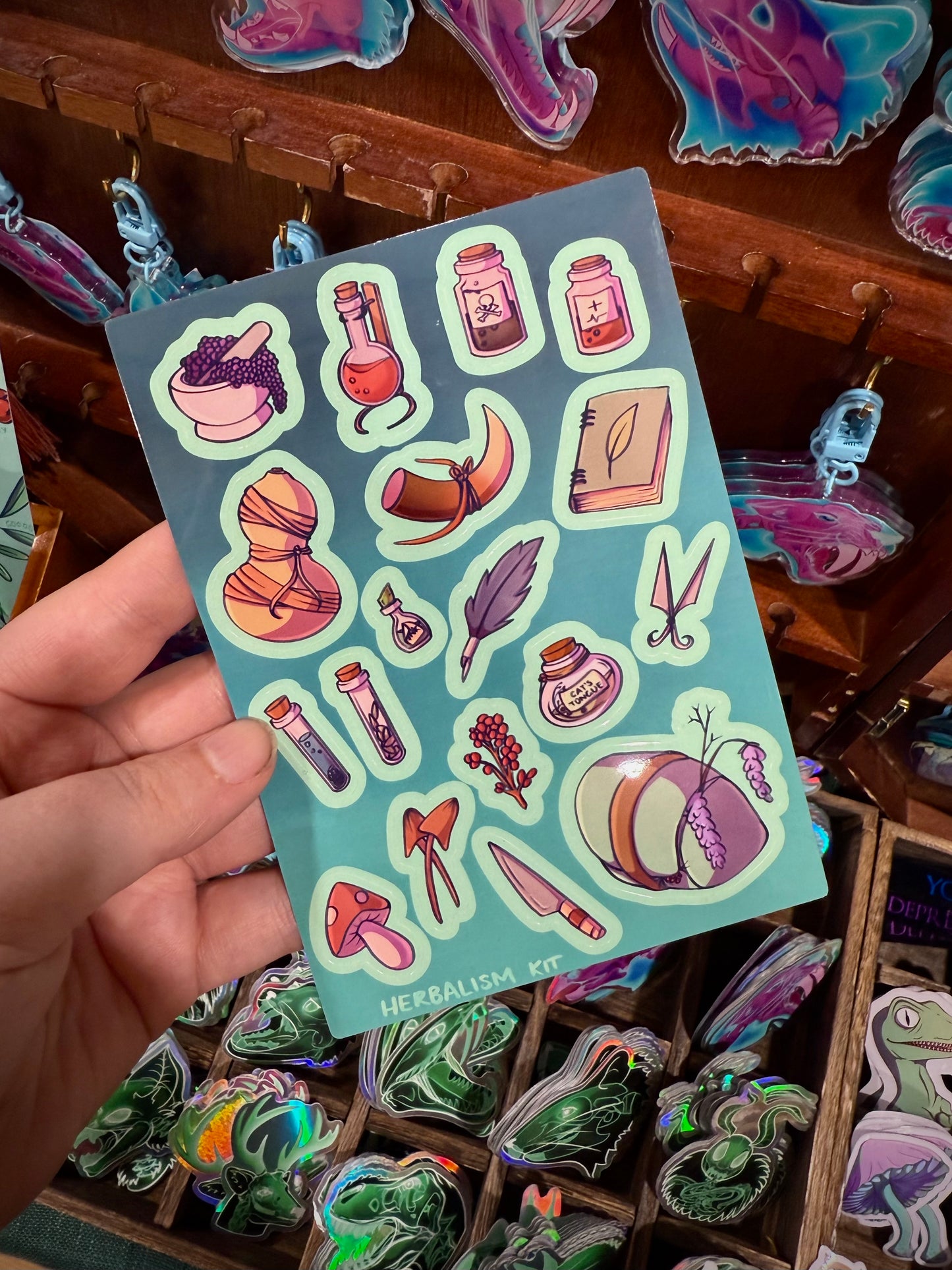 Herbalism Kit | Druid Sticker Sheet