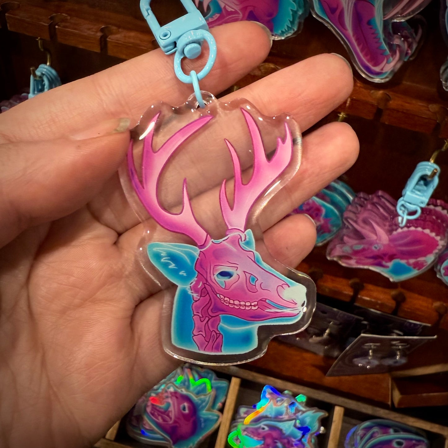 Deer Skull | Acrylic Keychain