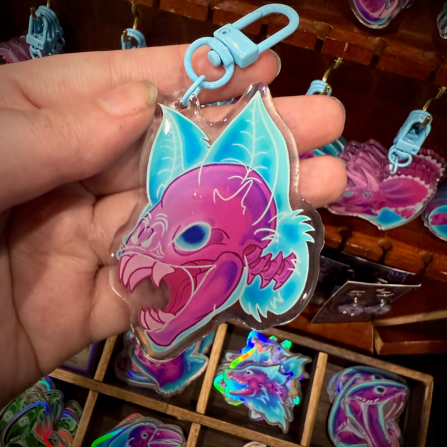 Bat Skull | Acrylic Keychain