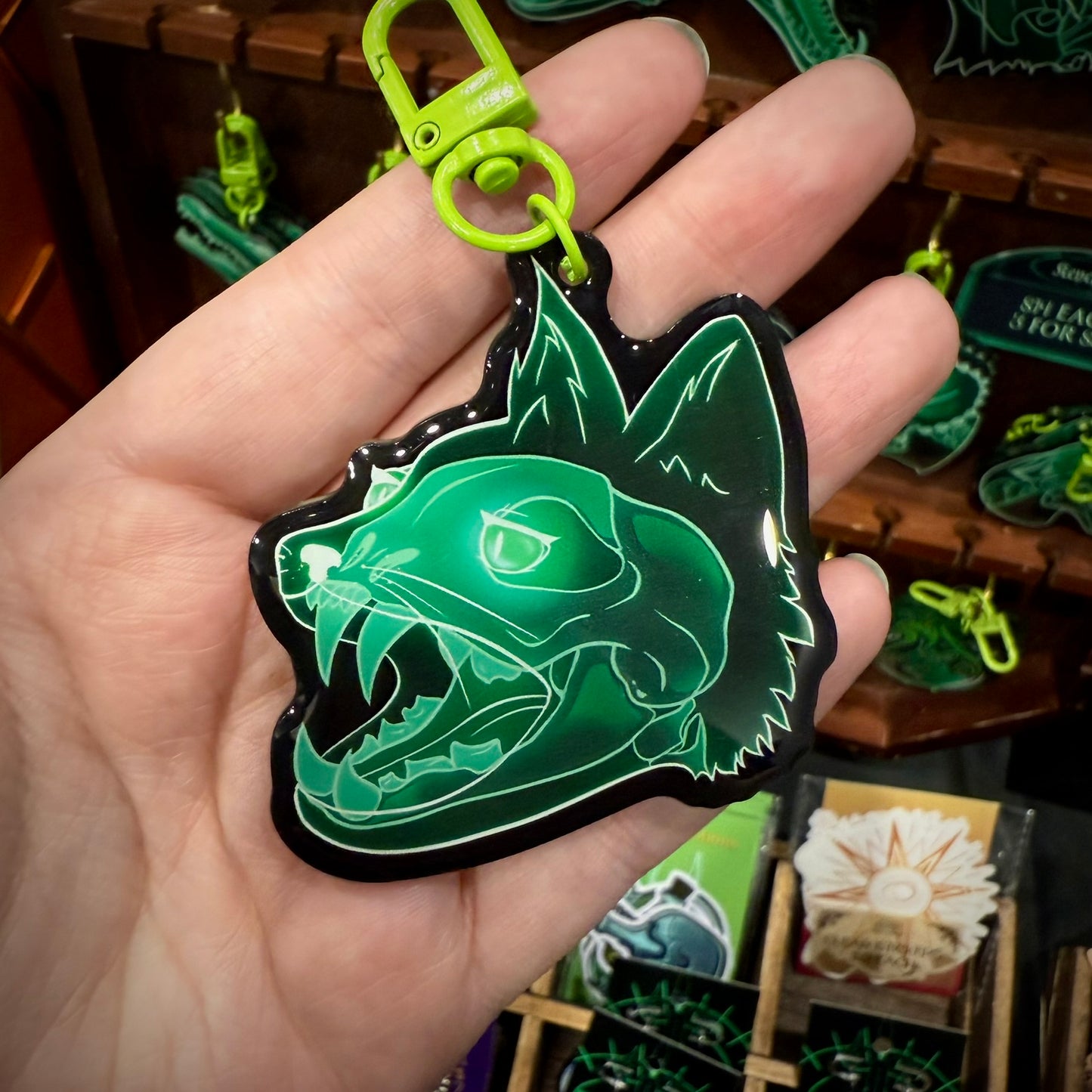 Cat Skull | Acrylic Keychain