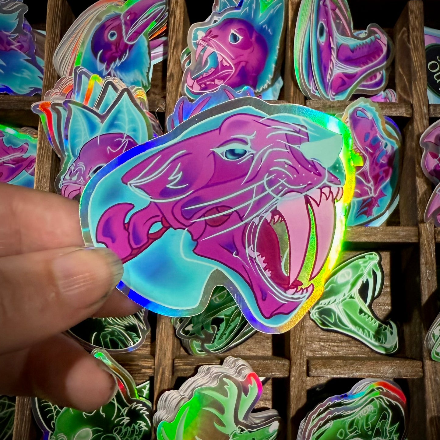 Sabertooth Tiger Skull | Sticker