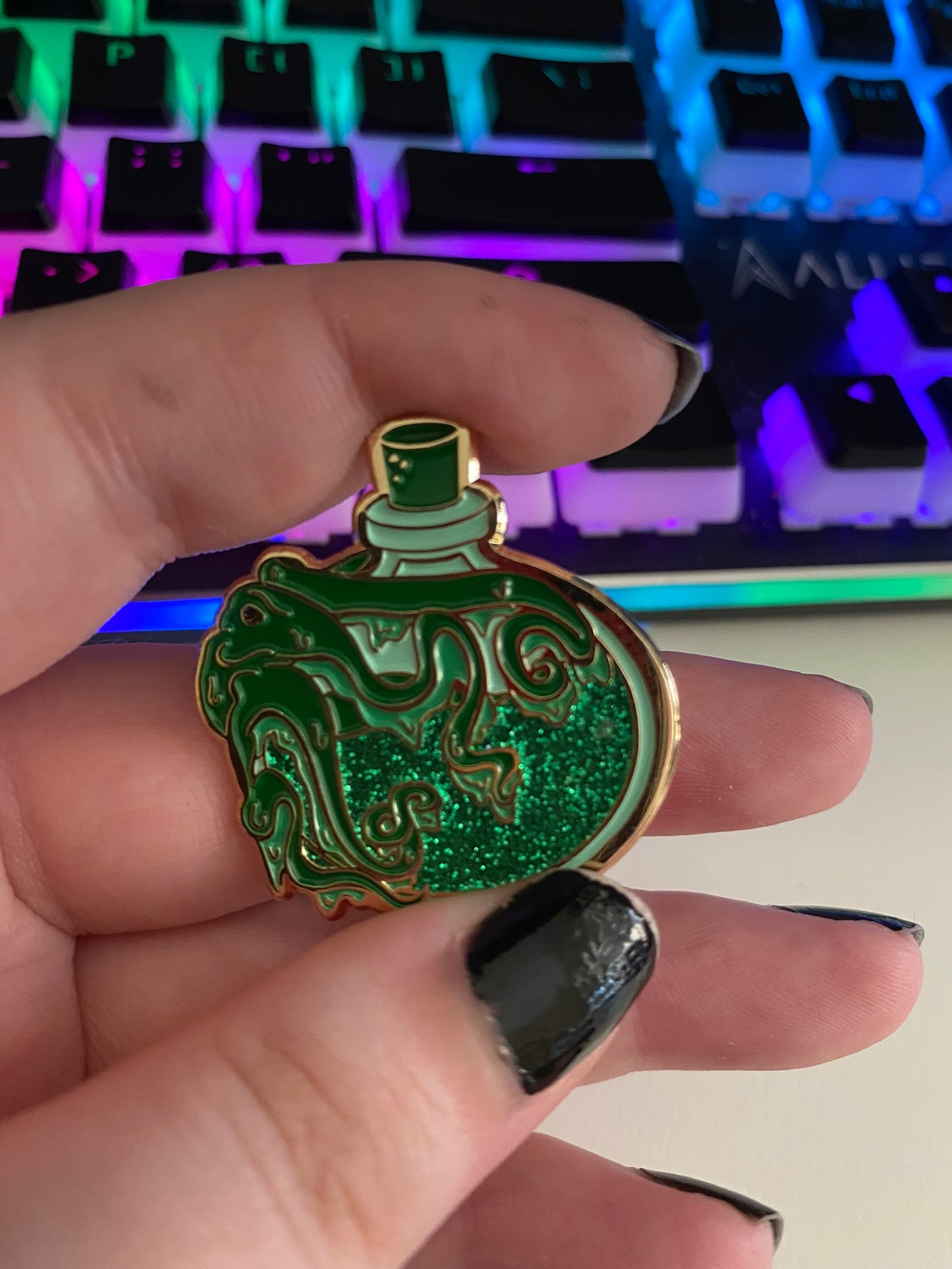 Round Potion Bottle | Enamel Pin