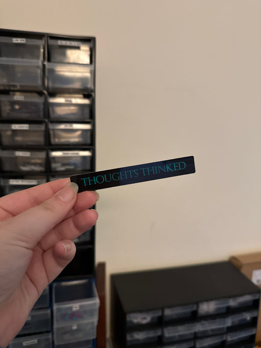 Thoughts Thinked | Sticker