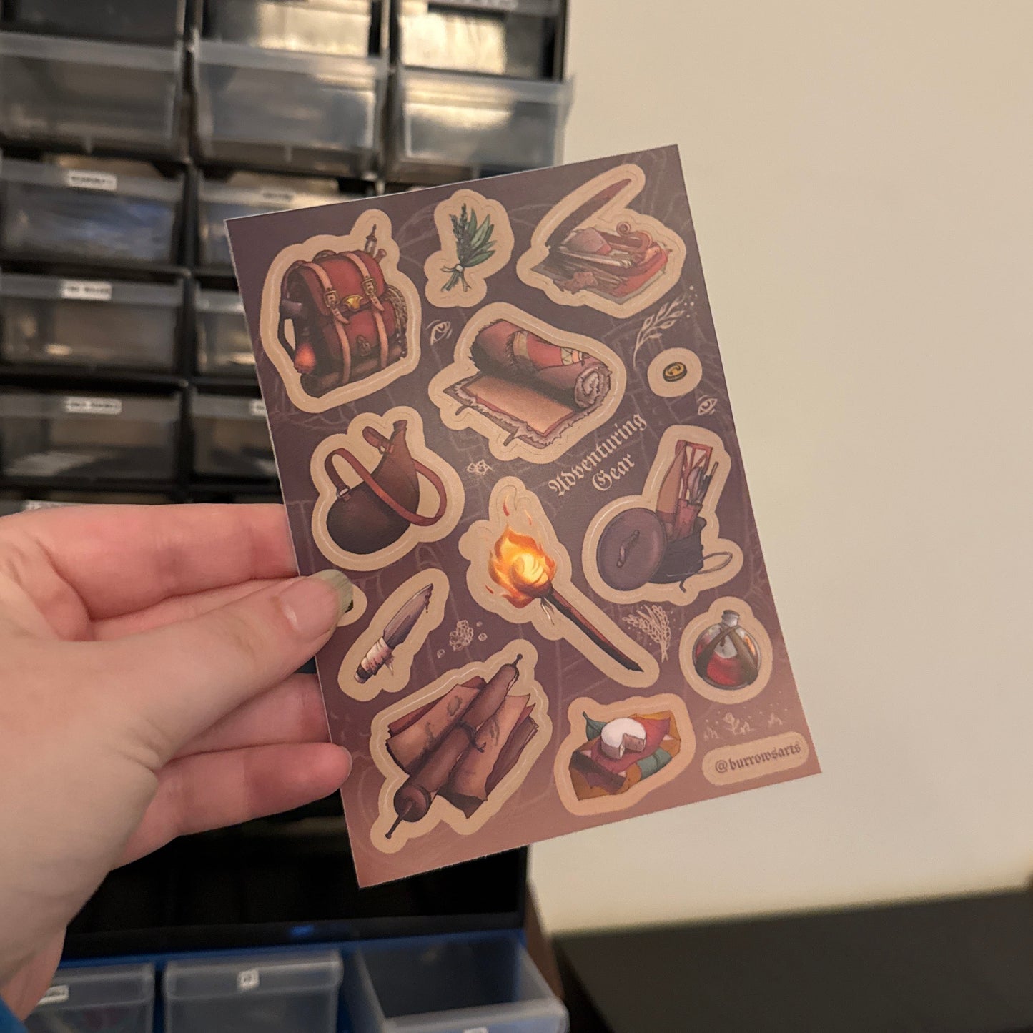 Adventuring Gear | Sticker Sheet