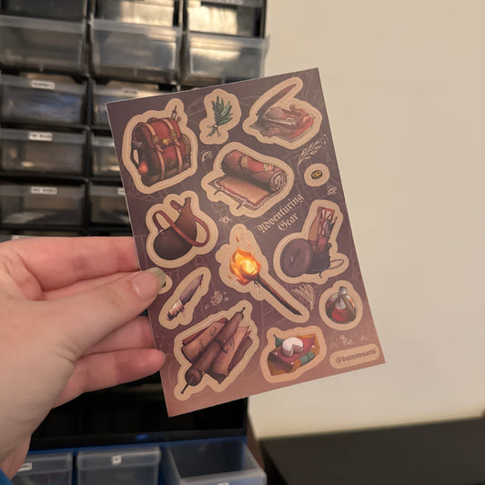 Adventuring Gear | Sticker Sheet