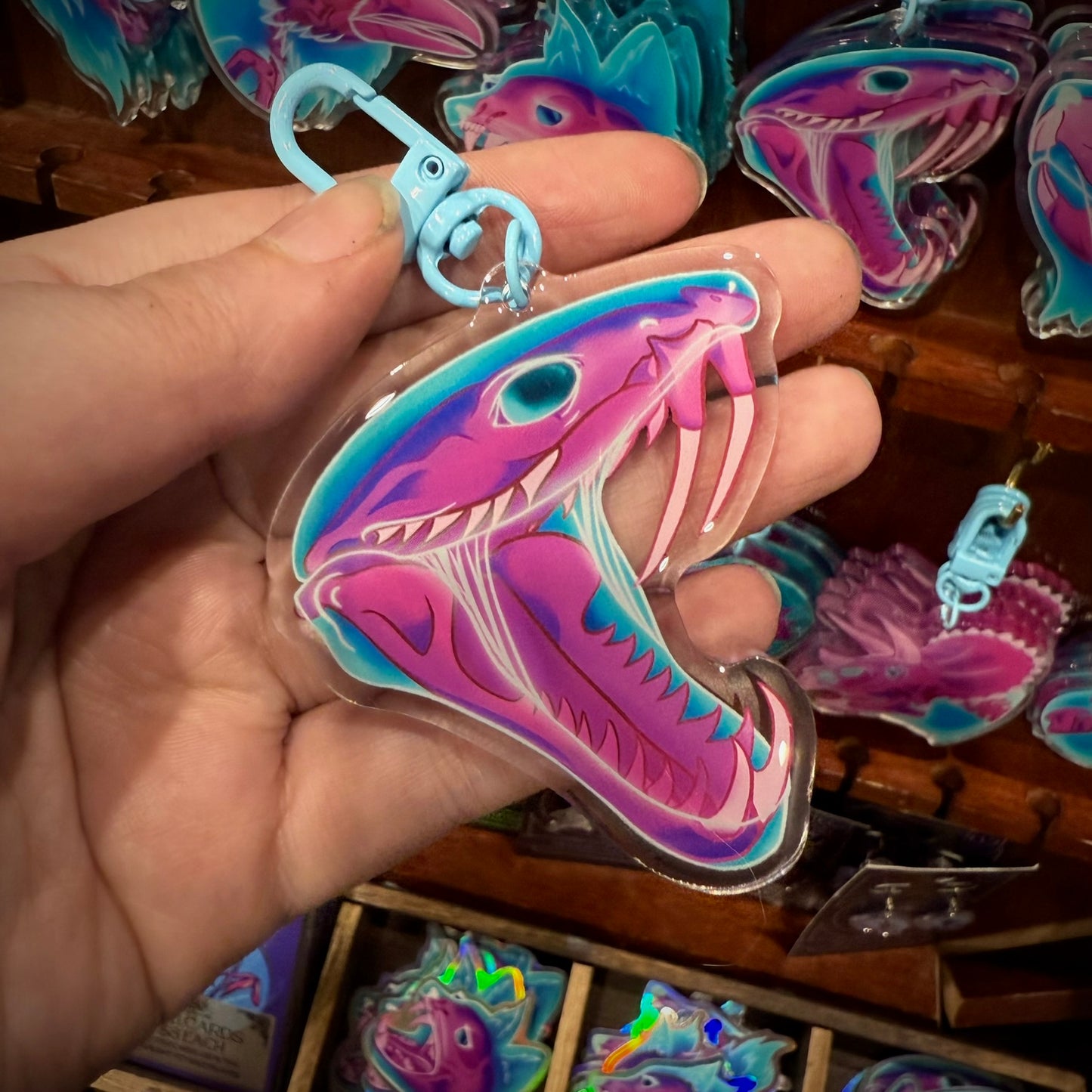 Snake Skull | Acrylic Keychain