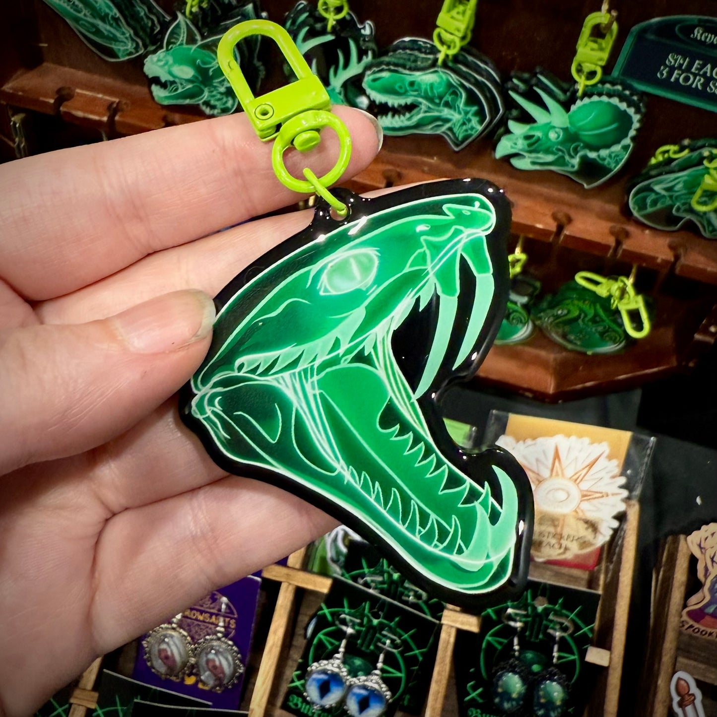 Snake Skull | Acrylic Keychain