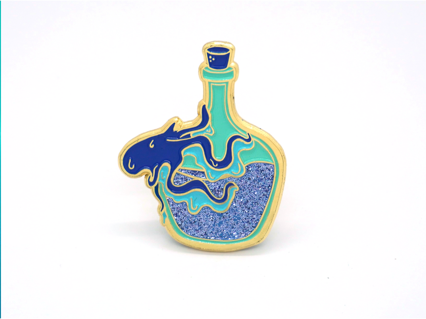 Blue Potion Bottle | Kraken Potion Pin