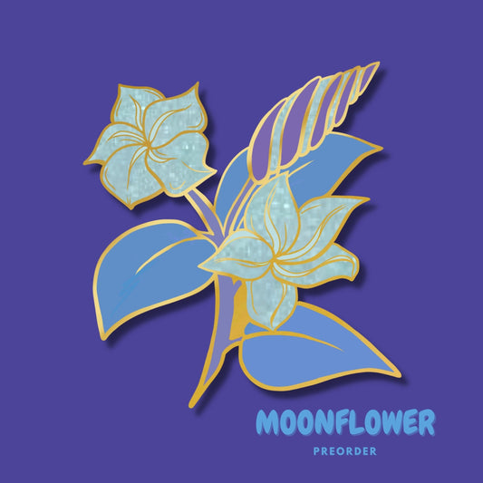 PREORDER Moonflower - Enamel Pin