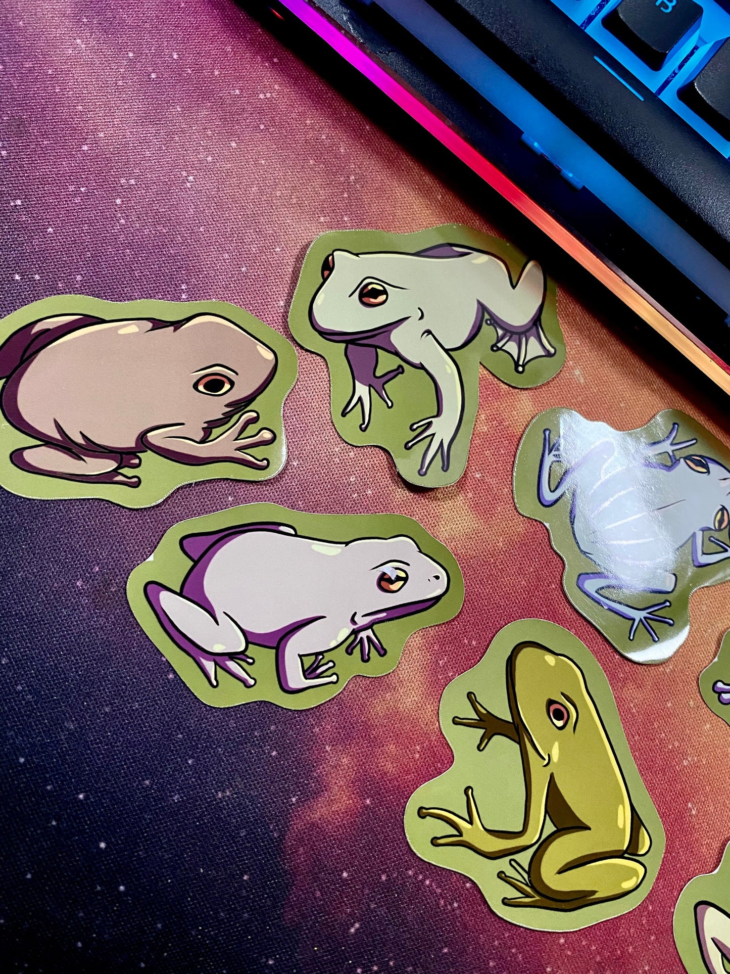 Green Tree Frogs - Sticker Set