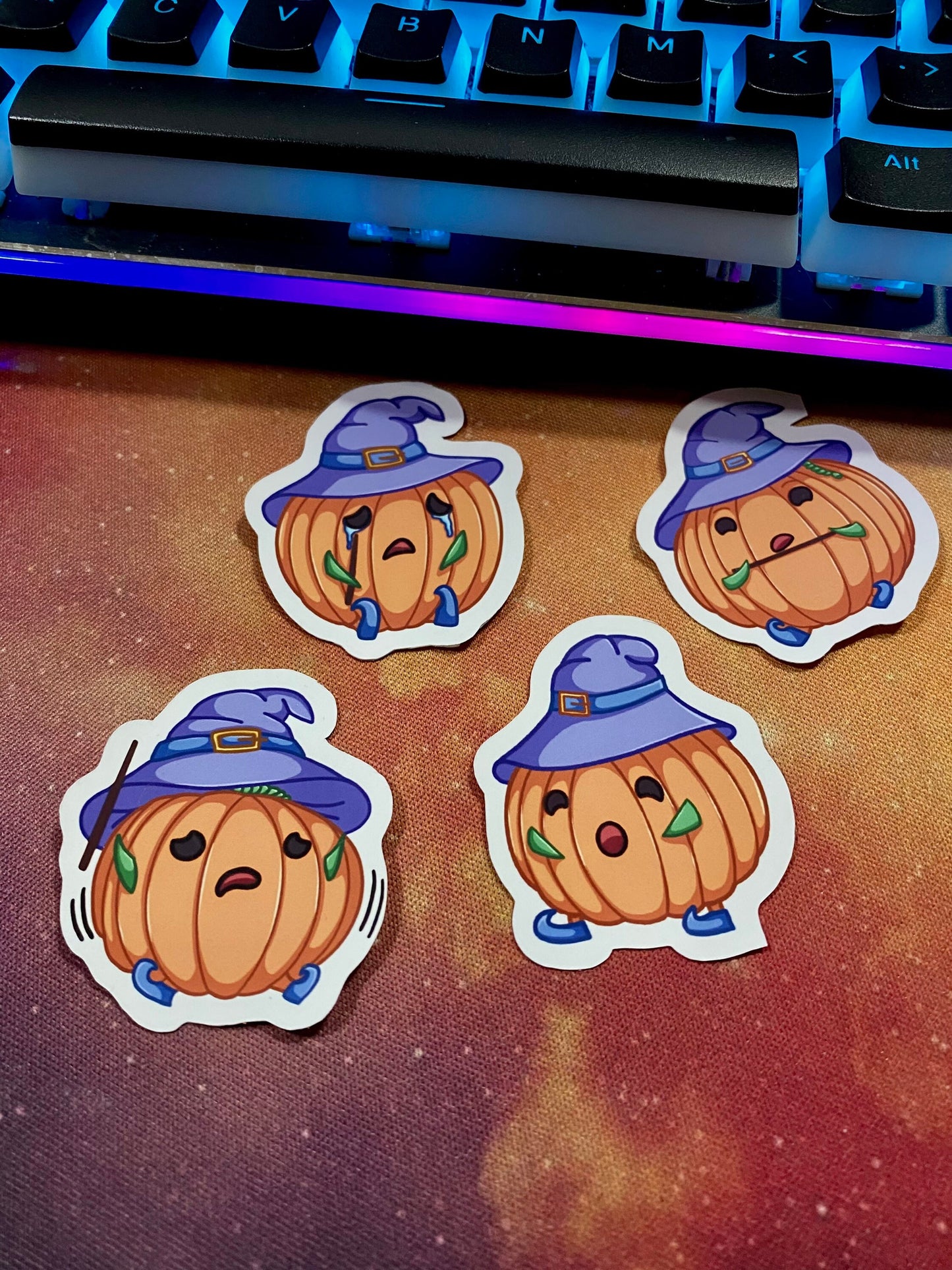 Pepon the Pumpkin Warlock - Sticker Set