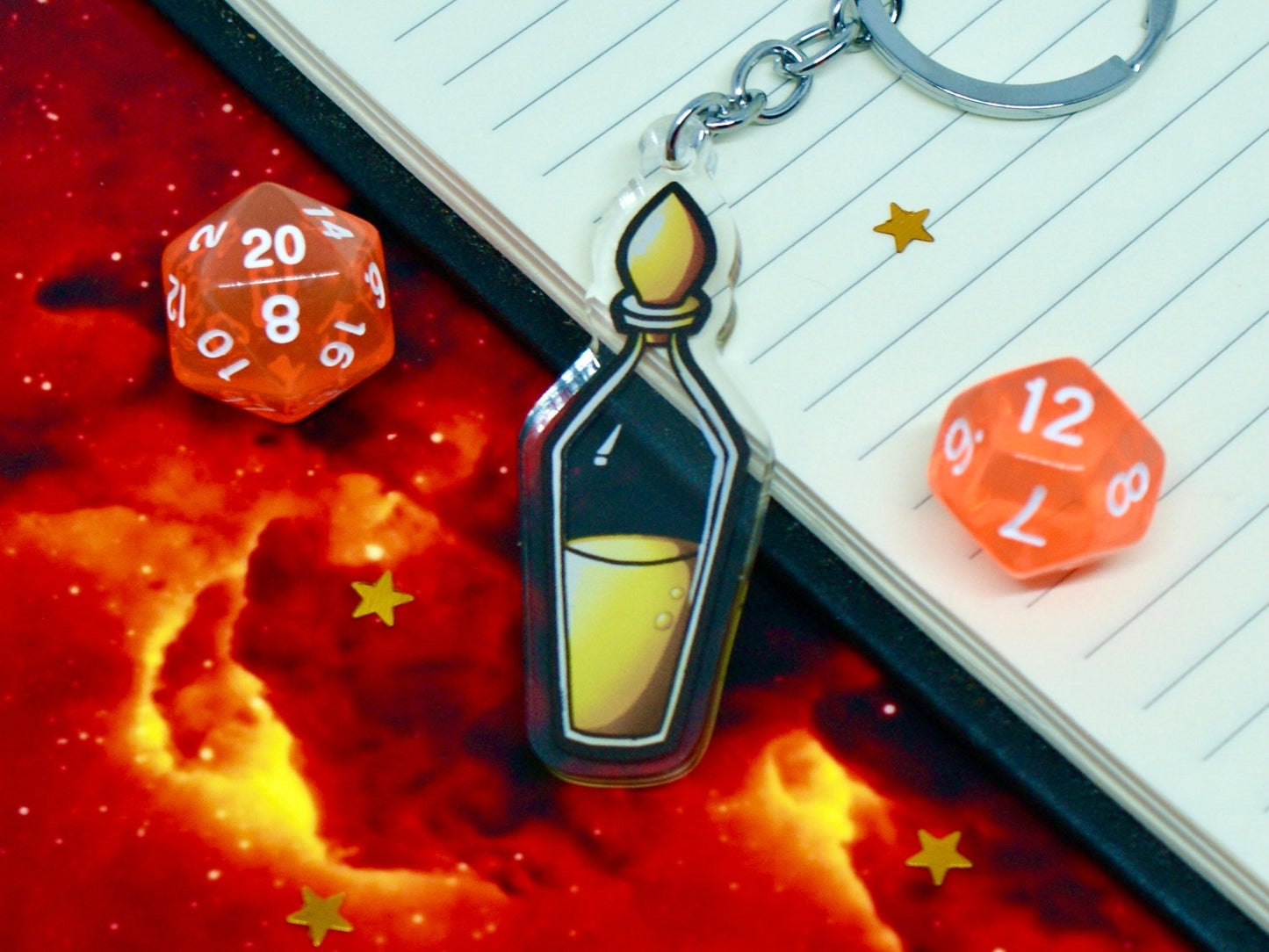 Yellow Potion Acrylic Keychain