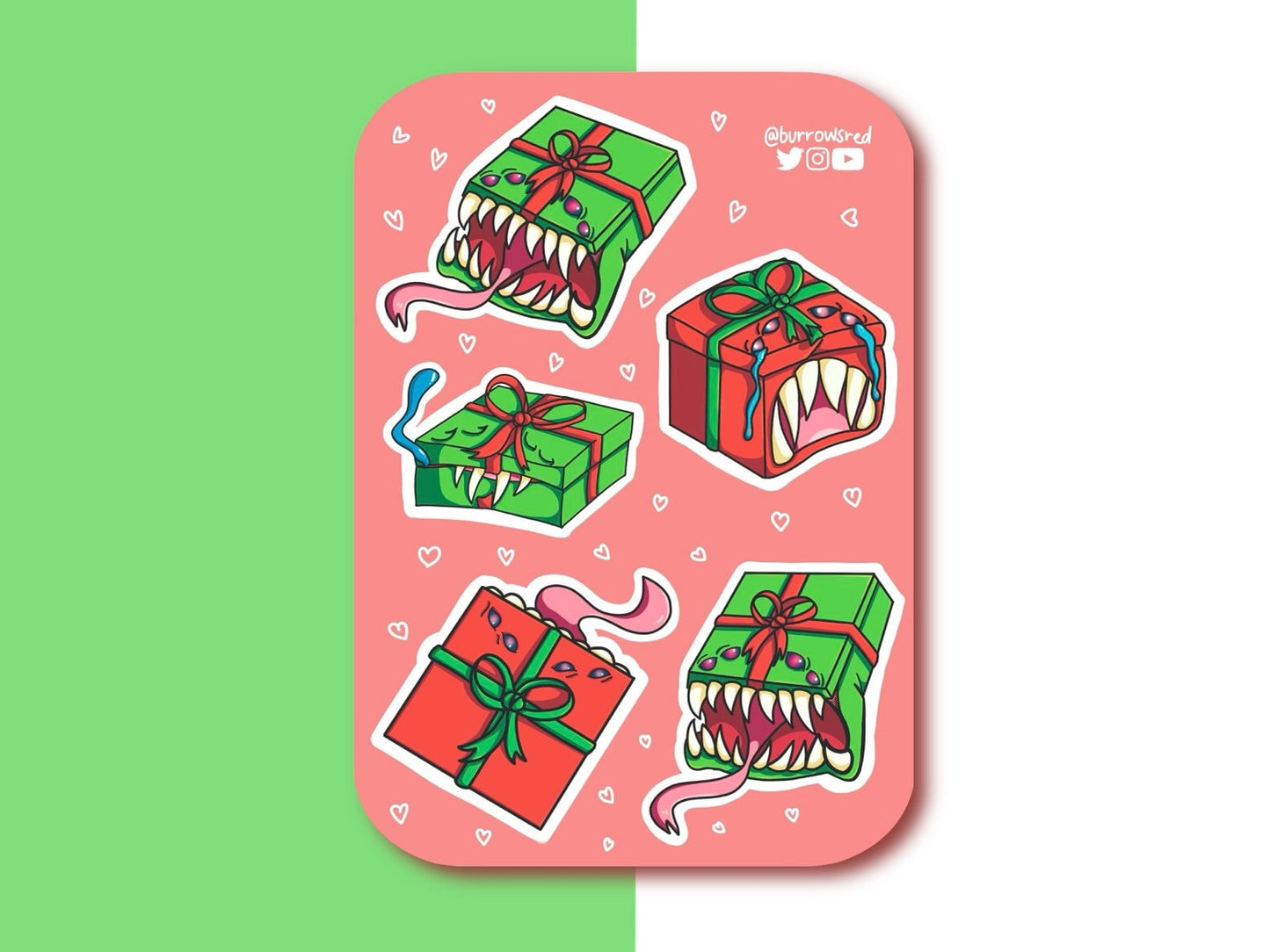 Gift of a Mimic for Christmas - Sticker Sheet