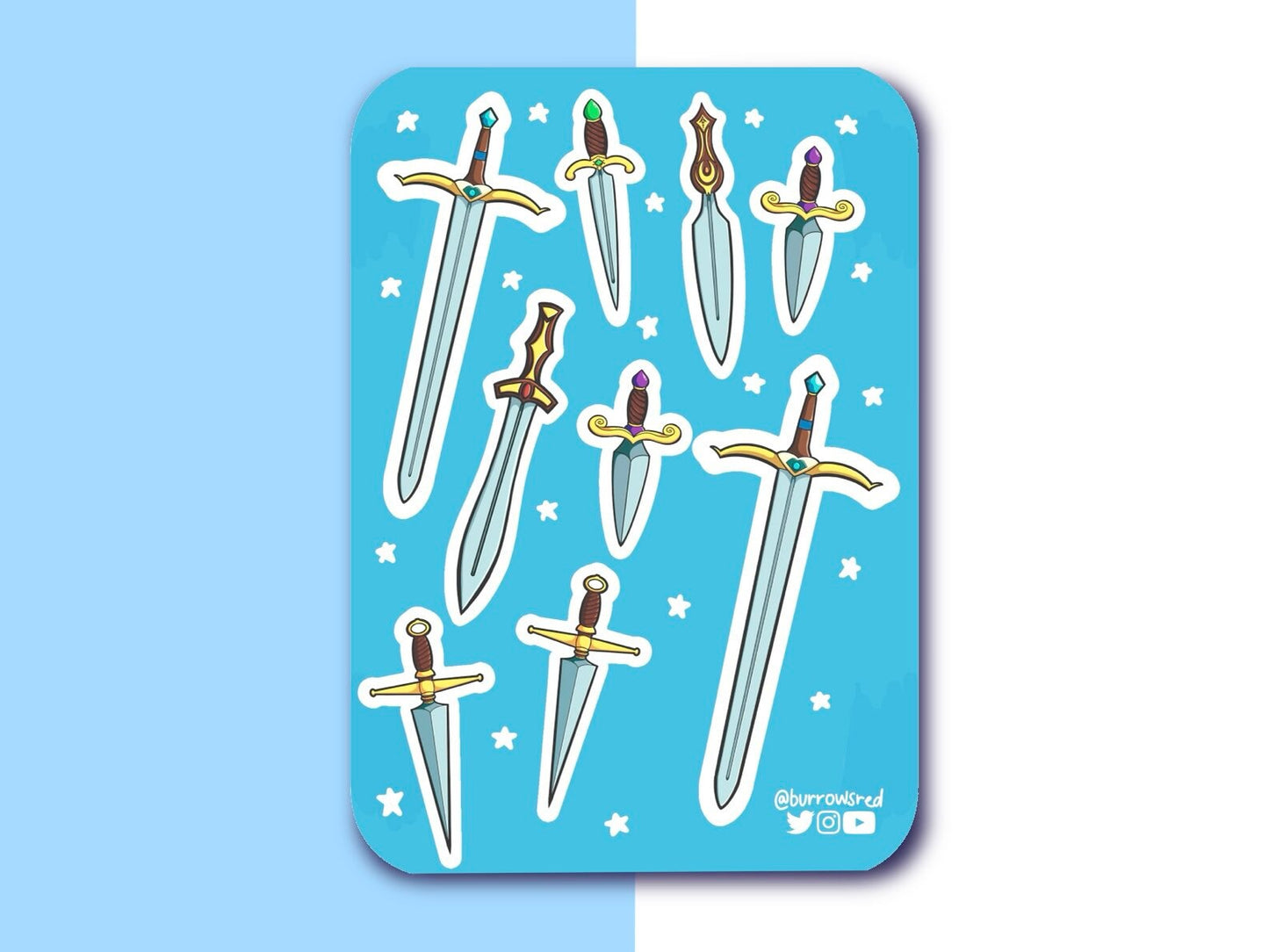 Swords - Sticker Sheet
