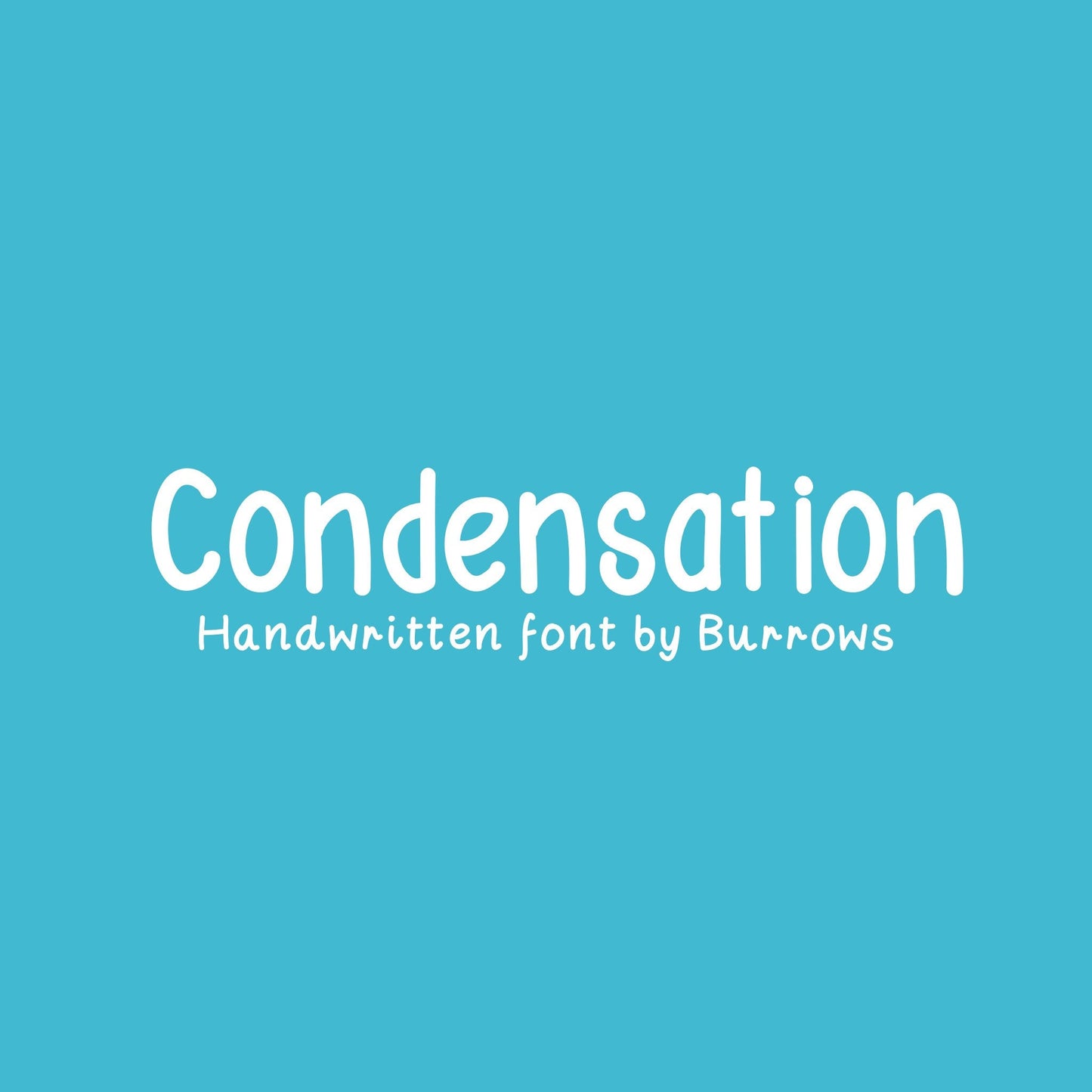 Condensation - Digital Font