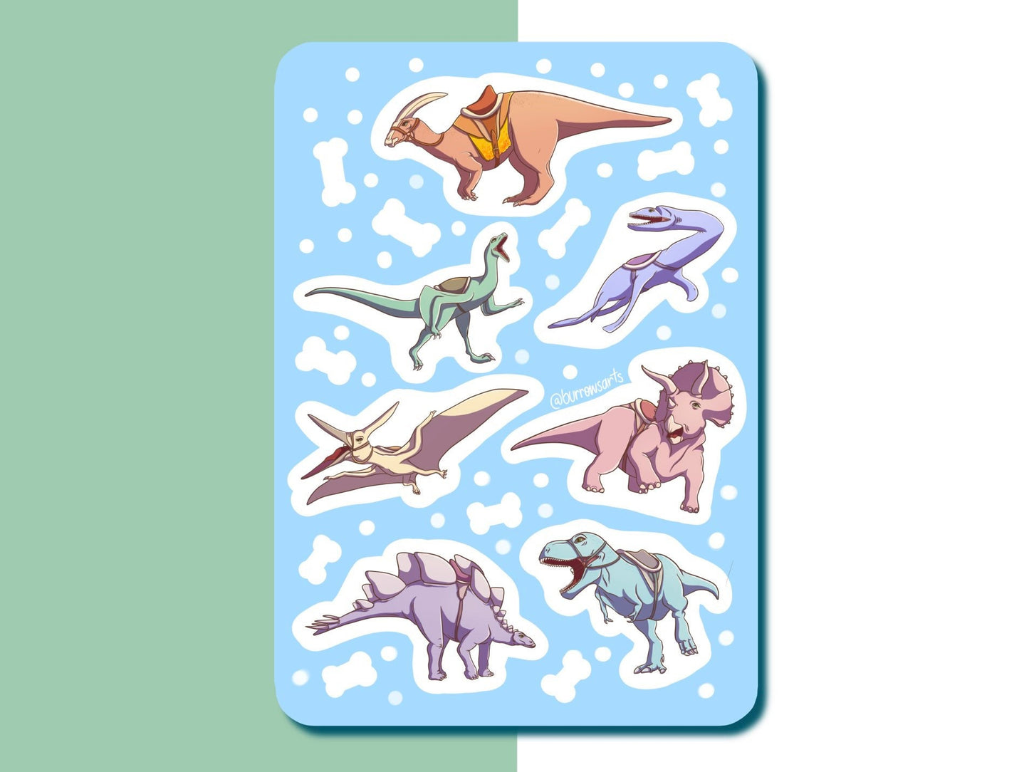 Dinosaur Mounts - Sticker Sheet