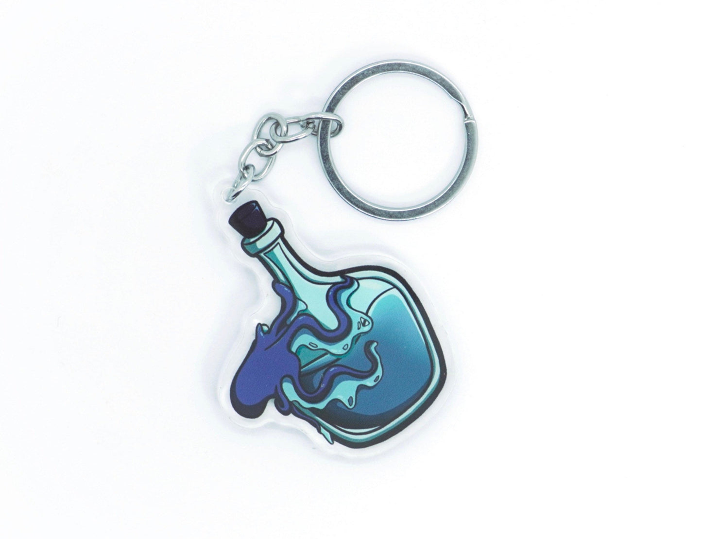 Blue Kraken Potion - Acrylic Keychain, Kraken Potions