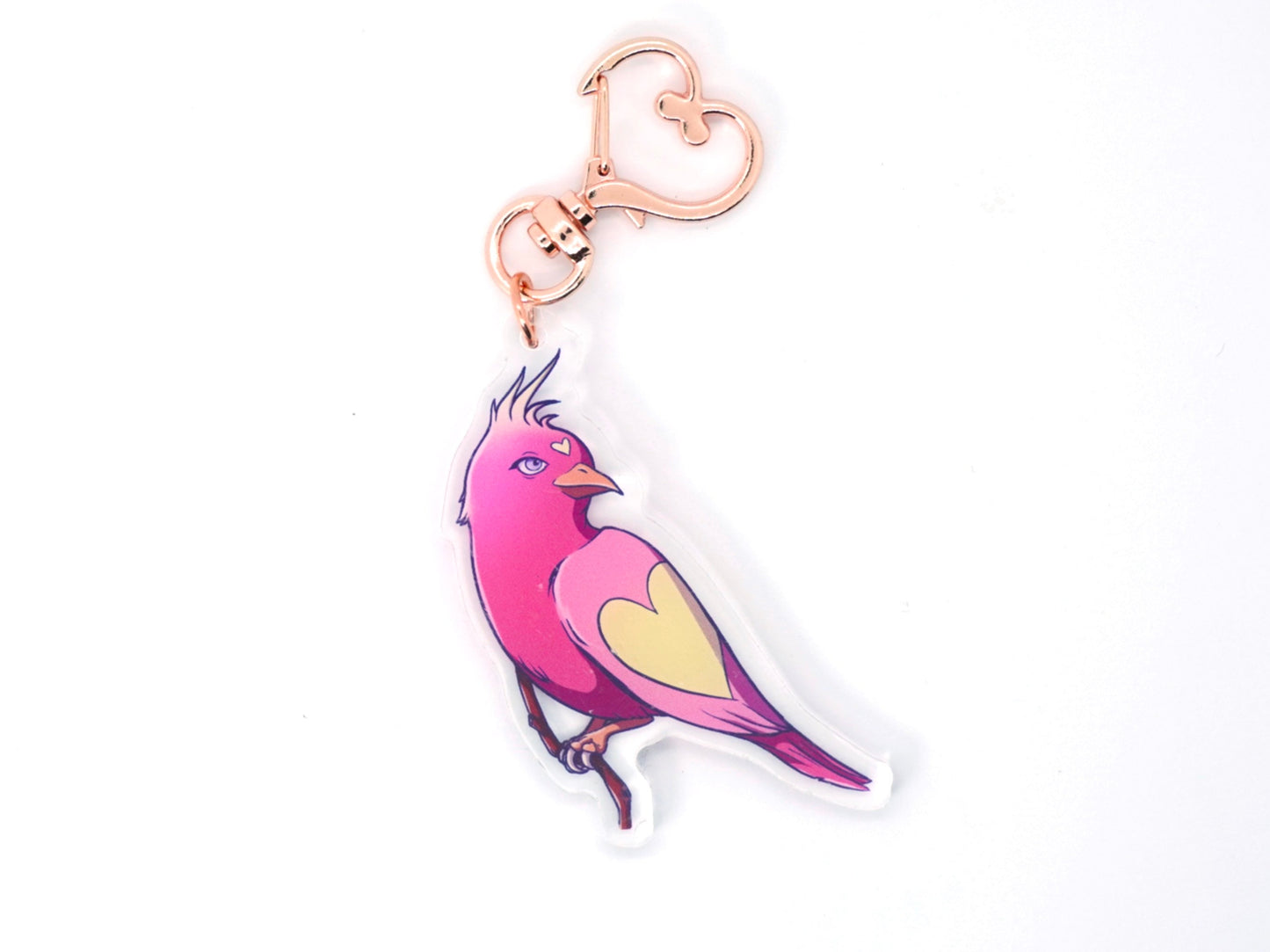 Love Birds - Acrylic Keychain, Love Forest