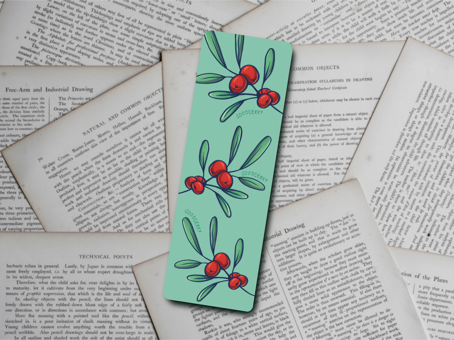 Goodberry Paper Bookmark