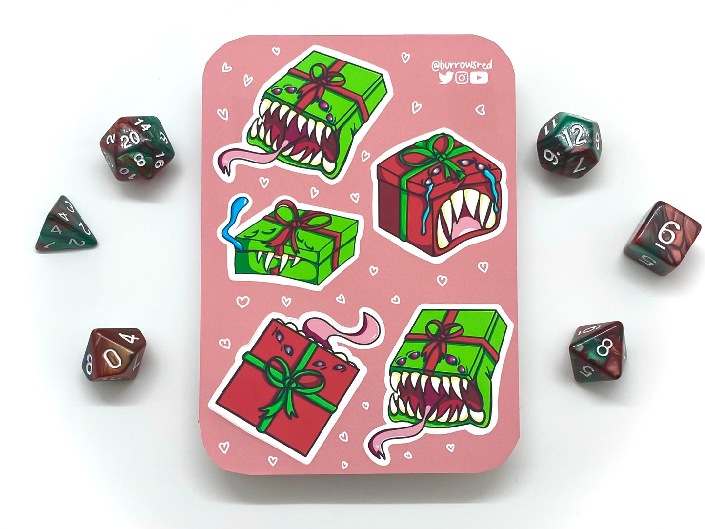 Gift of a Mimic for Christmas - Sticker Sheet